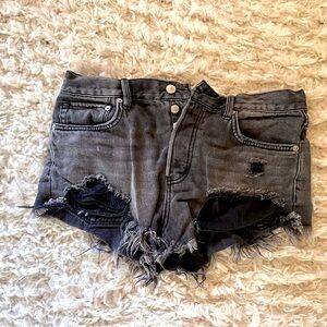 Free People We The Free Distressed Shorts